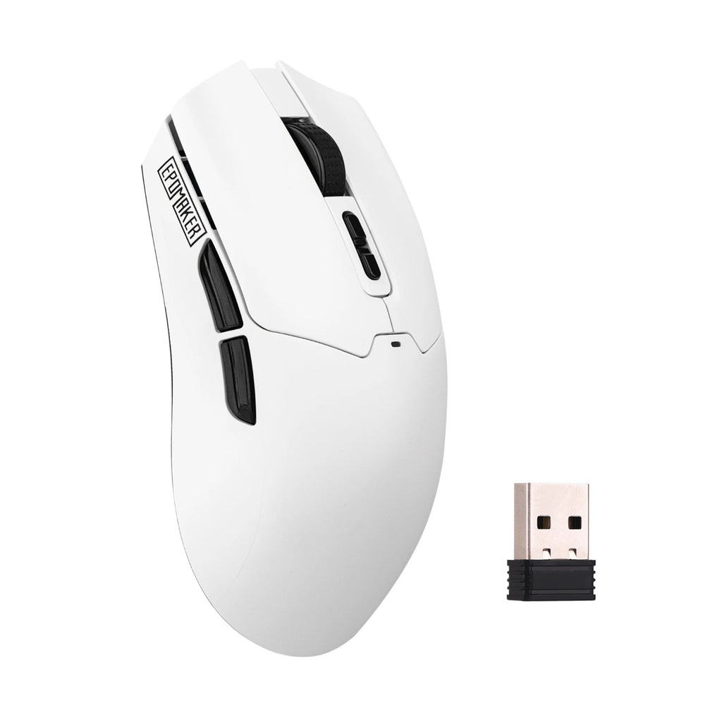 EPOMAKER Click Lite Tri-mode Wireless Ergonomic Contours Gaming Mouse with PAW3311 Sensor & 800–24 000 DPI for Gaming