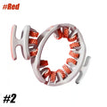 Cellulite Massager Roller - Manual Tool for Targeted Muscle Relief Massage Roller Multi-function Red Tidesmit