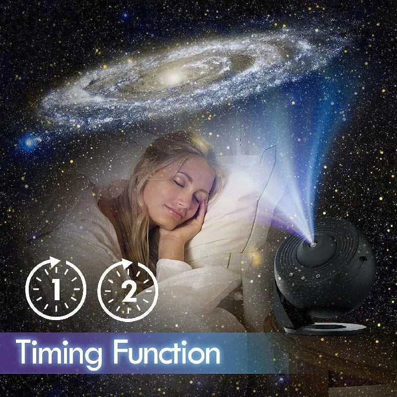 Galaxy Projector Night Light 360 Rotating LED Starry Lamp Tidesmit