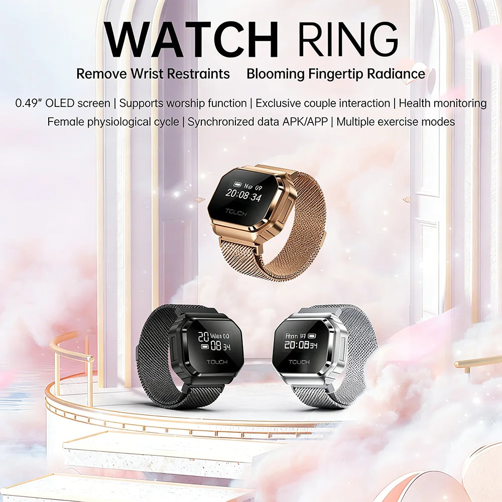 Smart Health Ring: Waterproof Heart Rate & Sleep Monitor Tidesmit