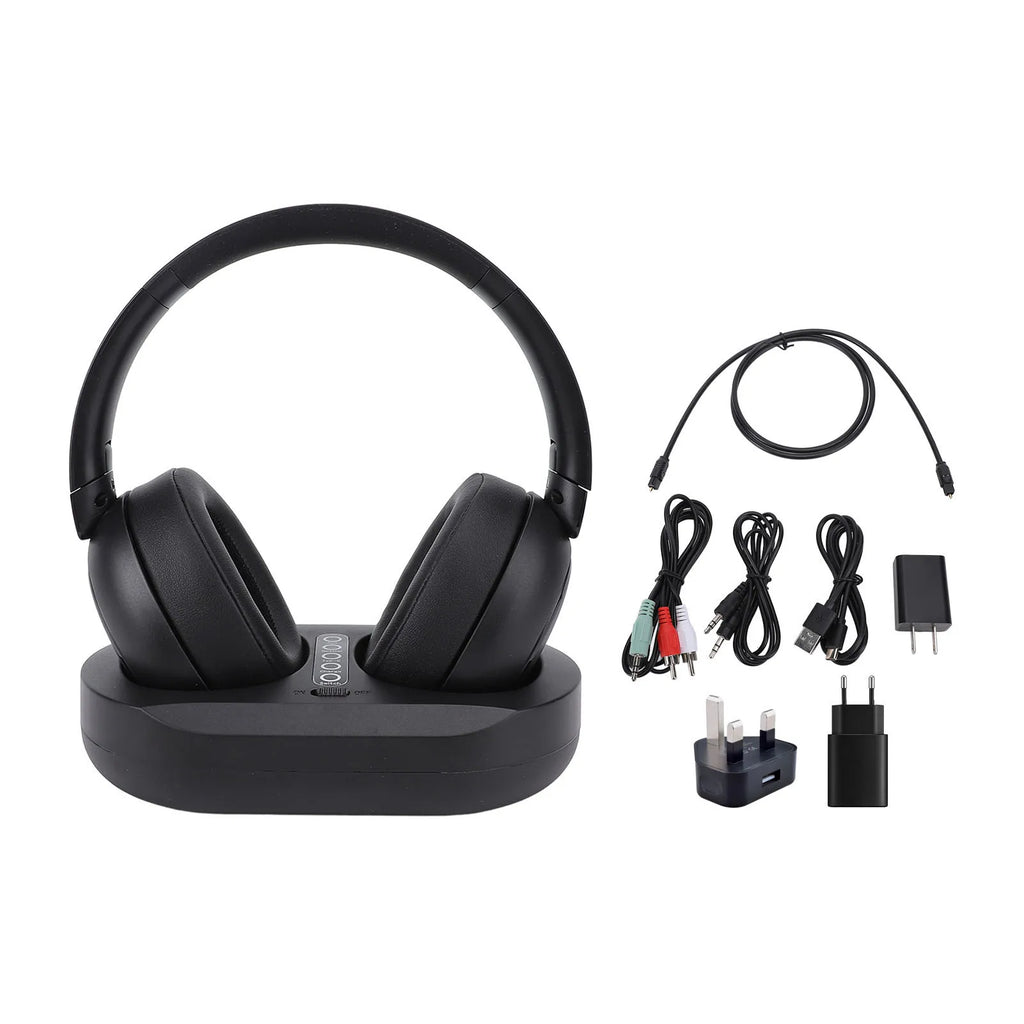 Wireless TV Headphones Bluetooth 5.3 with LED Battery Display Tidesmit