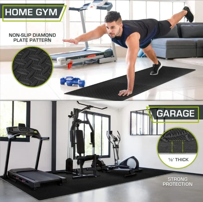 8/16 Pcs Foam Fitness Non Slip Yoga Mat Fitness Floor Tile Protection Pad Fitness Equipment Mat Suitable for Indoor Fitness
