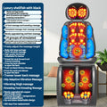 Electric Massager for Neck and Back Pain Relief with Heat by Tidesmit Massage Cushion Black China Mainland Tidesmit