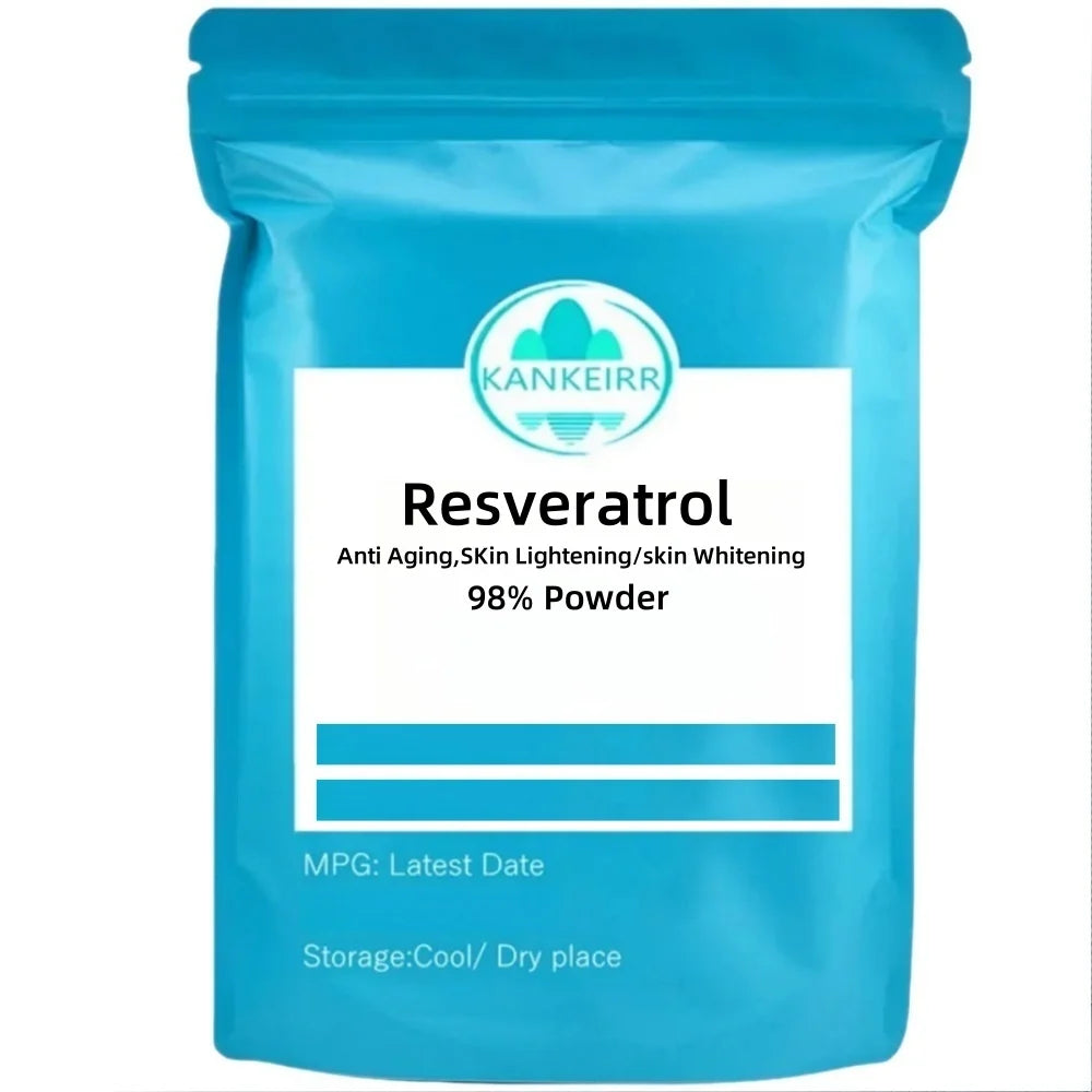 Global Fast Shipping Customized 100% Resveratrol Powder Polygonum Cuspidatum Inner Plastic Bags Out Aluminum Foil Bag Packing