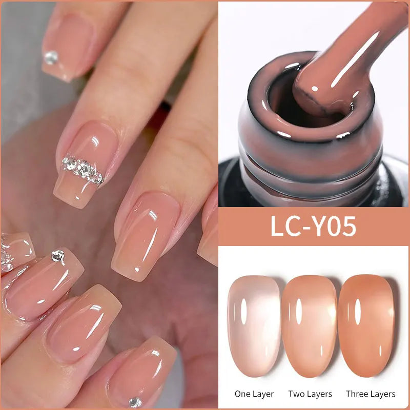 Extension Gel Nail Polish Jelly Soak Off Kit for Permanent Makeup Artists Permanent Makeup Machines LC-Y05 Tidesmit