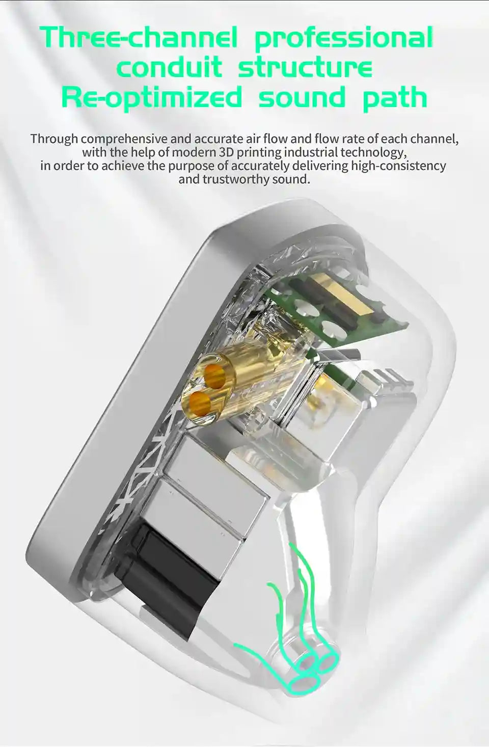 KZ AS16 Pro In-Ear Monitors | 16BA Balanced Armature Studio Audio Tidesmit
