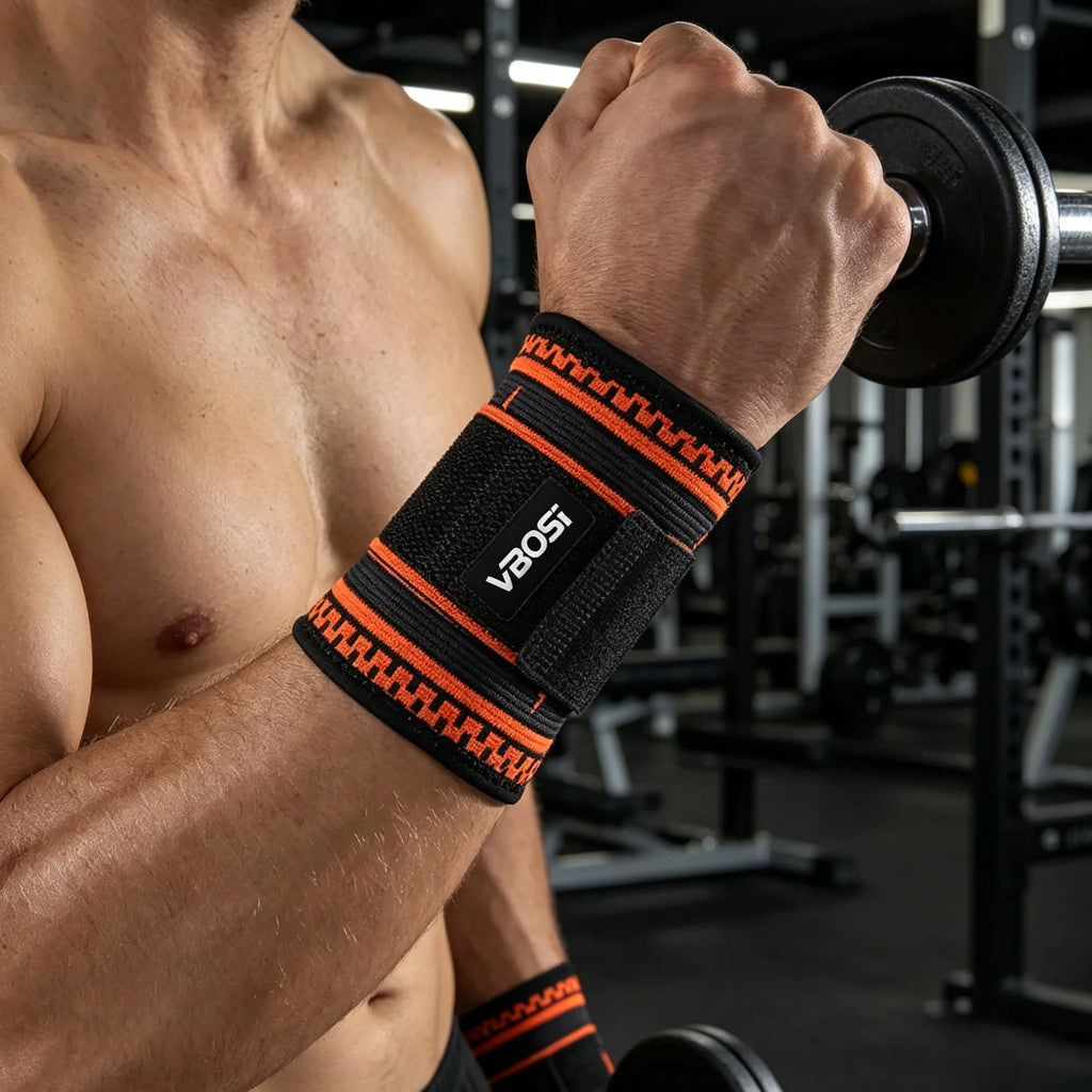 Adjustable Wrist Support Brace - Compression Wrist Wrap for Carpal Tunnel Pain Relief, Breathable Wrist Strap for Gym Fitness, T