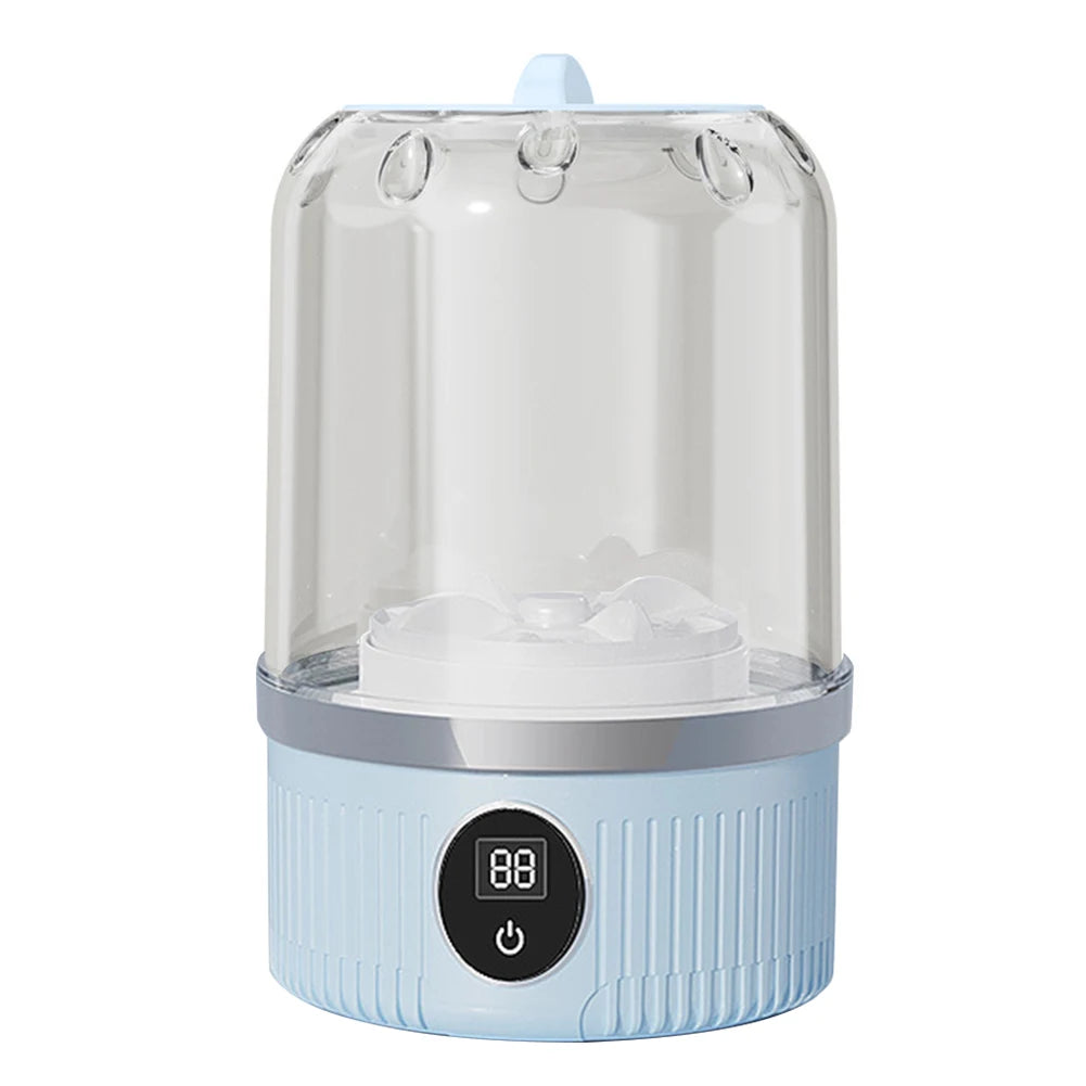Tidesmit rechargeable wireless mini washing machine for underwear and socks showing compact portable cleaning design