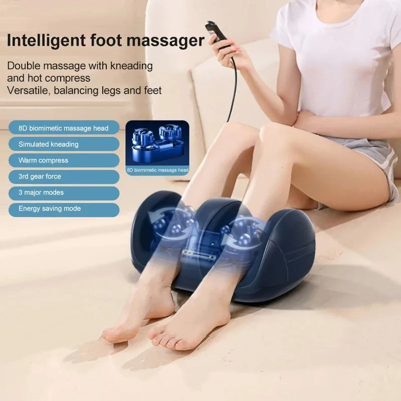 Electric Foot Massager with Shiatsu Kneading & Heat Therapy | Tidesmit Relaxation Treatment Foot Massager B Tidesmit