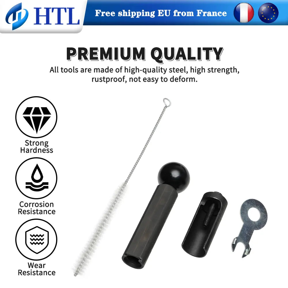 T10133 Fuel Injector Puller Removal Kit Injector Seal Installer Tool For Audi VW Seat Skoda VAG V6 V8 FSI Petrol Engine