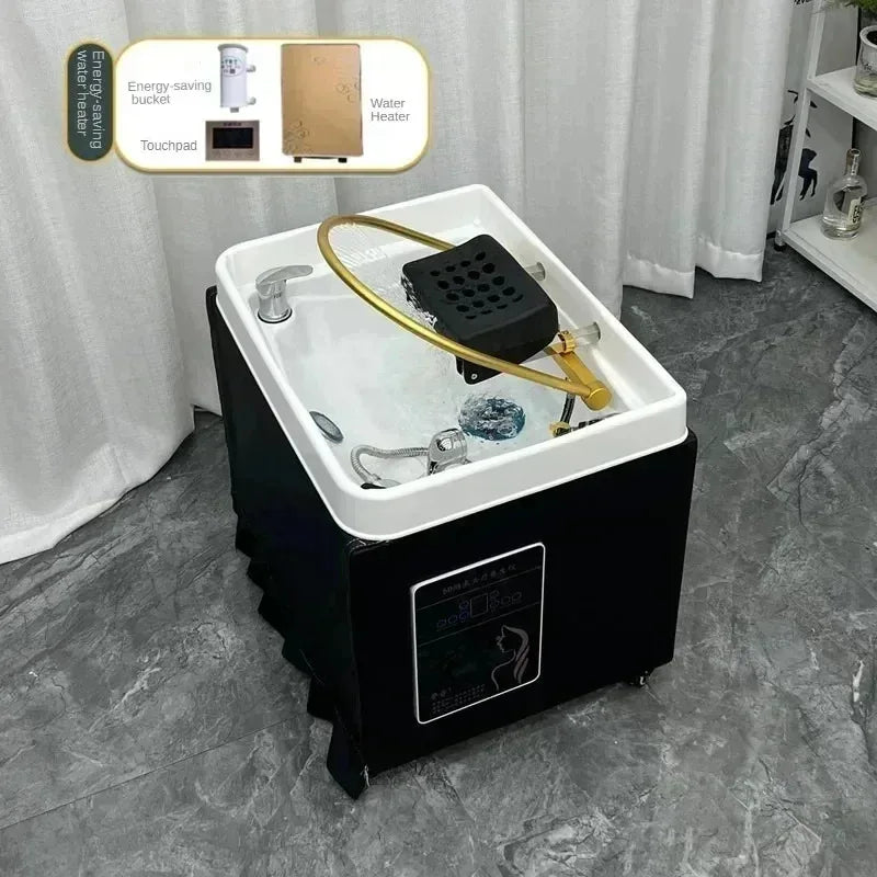 Portable Massage Chair with Shampoo Sink - Ergonomic Spa Station Massage Chairs Tidesmit