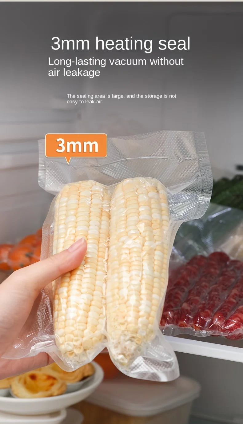 Automatic Vacuum Sealer Machine for Food Preservation Dry Wet Mode Vacuum Packer with 10pcs Bags Free Kitchen Sealing System