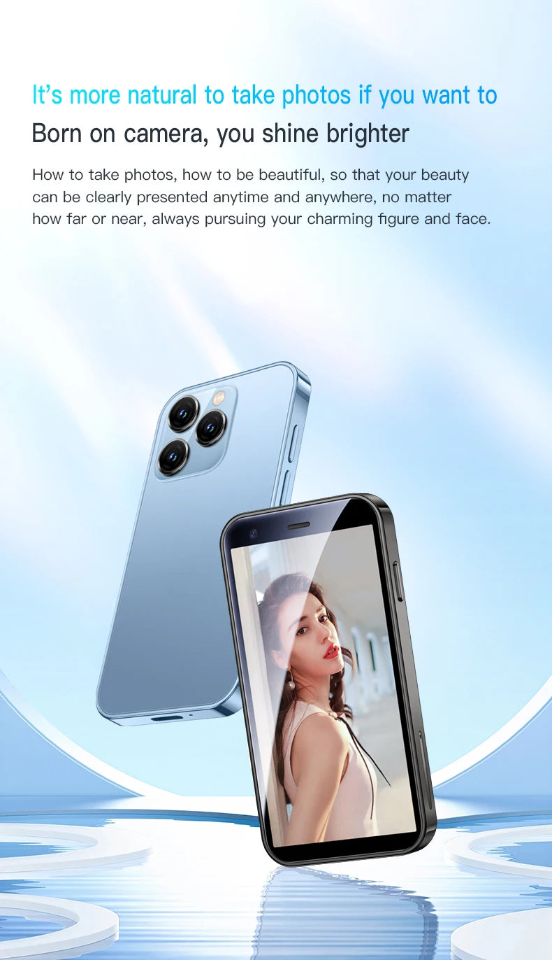 SOYES XS15 Mini Android8.1 Smart Phone 3.0 Inches 2GB RAM 16GB ROM Dual SIM Standby Play Store 3G Little Phone