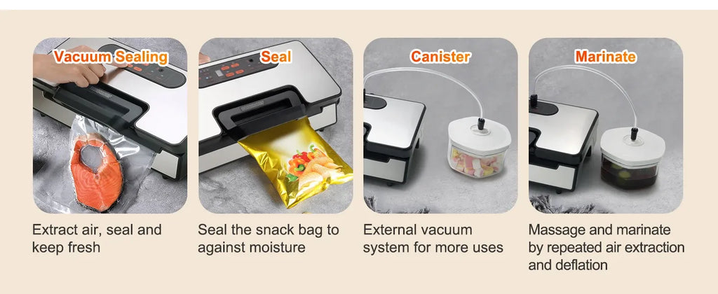 SucceBuy 130W 90Kpa Vacuum Sealer Machine