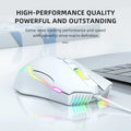 Tidesmit RGB Gaming Headset With Noise Cancelling Mic - Over-Ear PC Mouse Tidesmit
