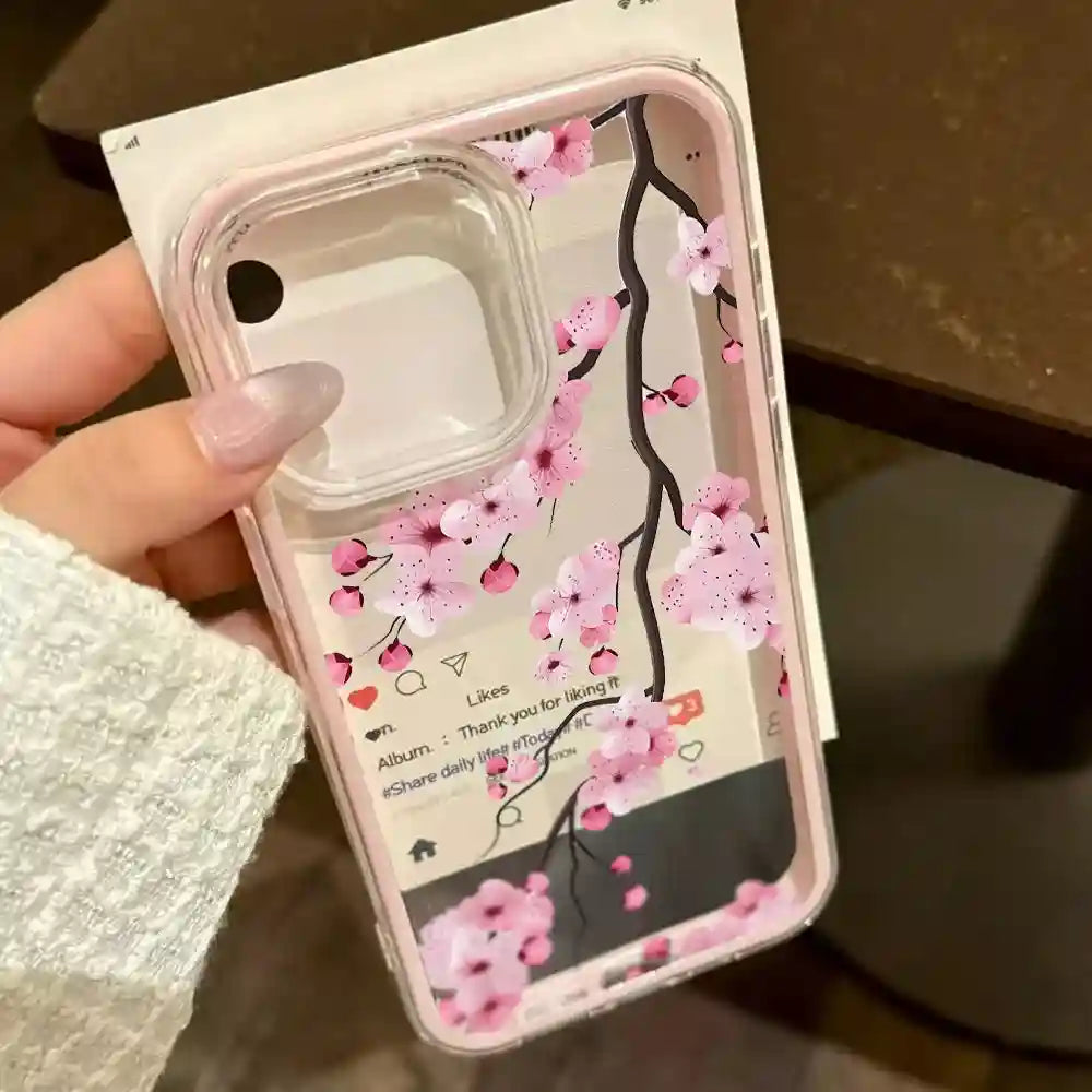 Floral iPhone 15 Pro Case - Slim Shock-Absorbing Cover with Drop Protection 2NG36 Tidesmit