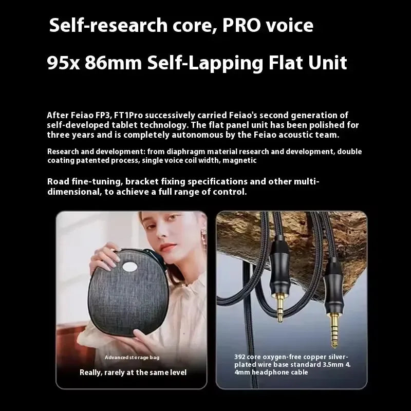 FiiO FT1 Pro Planar Magnetic Headphones Hi-Res Audio | Tidesmit Tidesmit