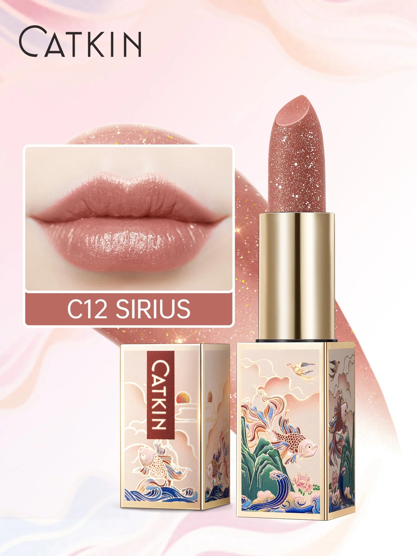 Color Changing Lip Balm: Hydrating Tinted Gloss by Tidesmit Lip Care C12 Sirius Tidesmit
