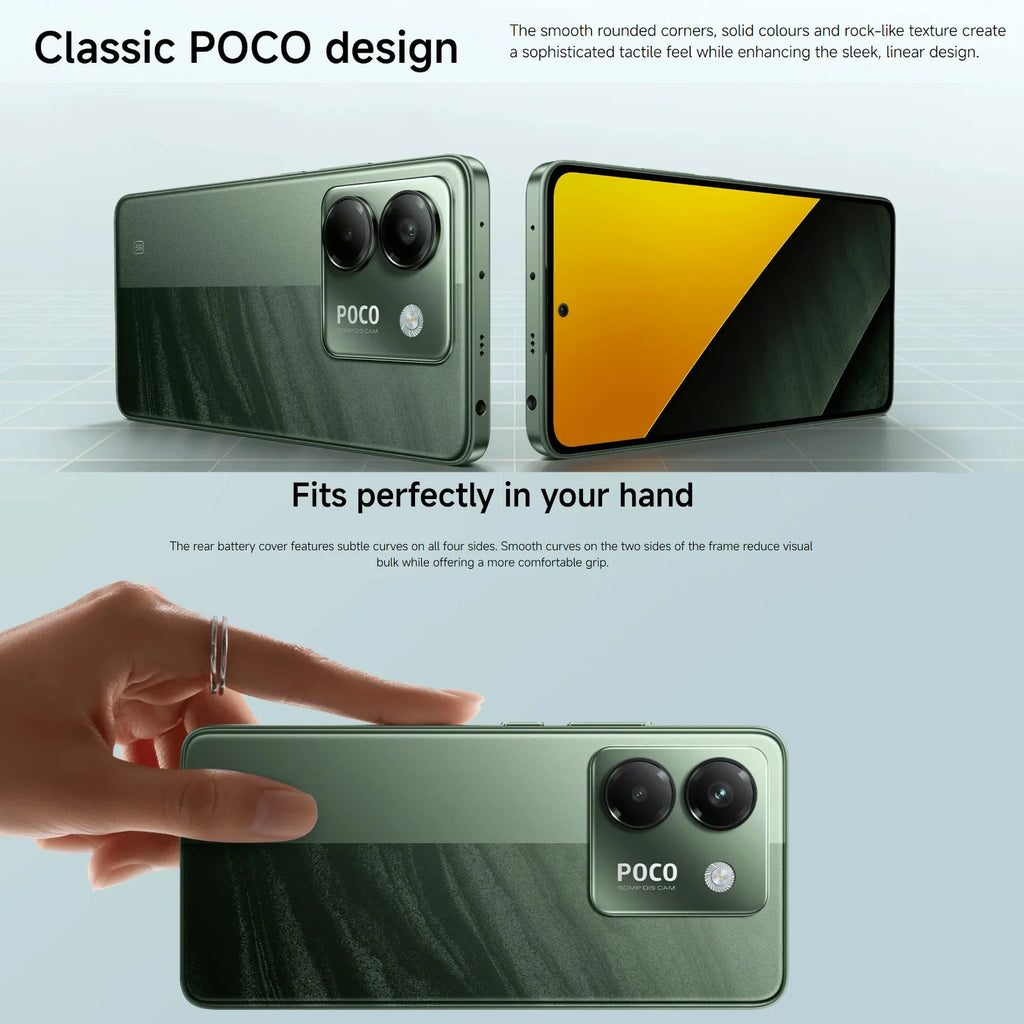 POCO M7 Pro 5G Smartphone - 12GB RAM, 256GB, 120Hz AMOLED Display AE Tidesmit