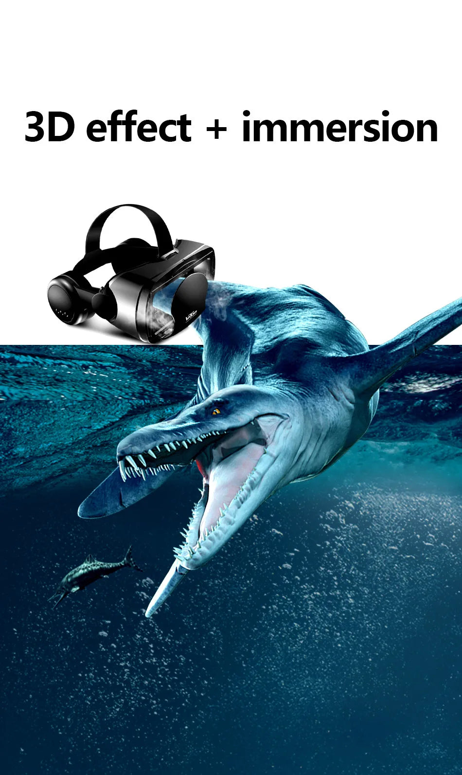 VR Headset for Smartphones with Adjustable Lenses - Tidesmit Tidesmit