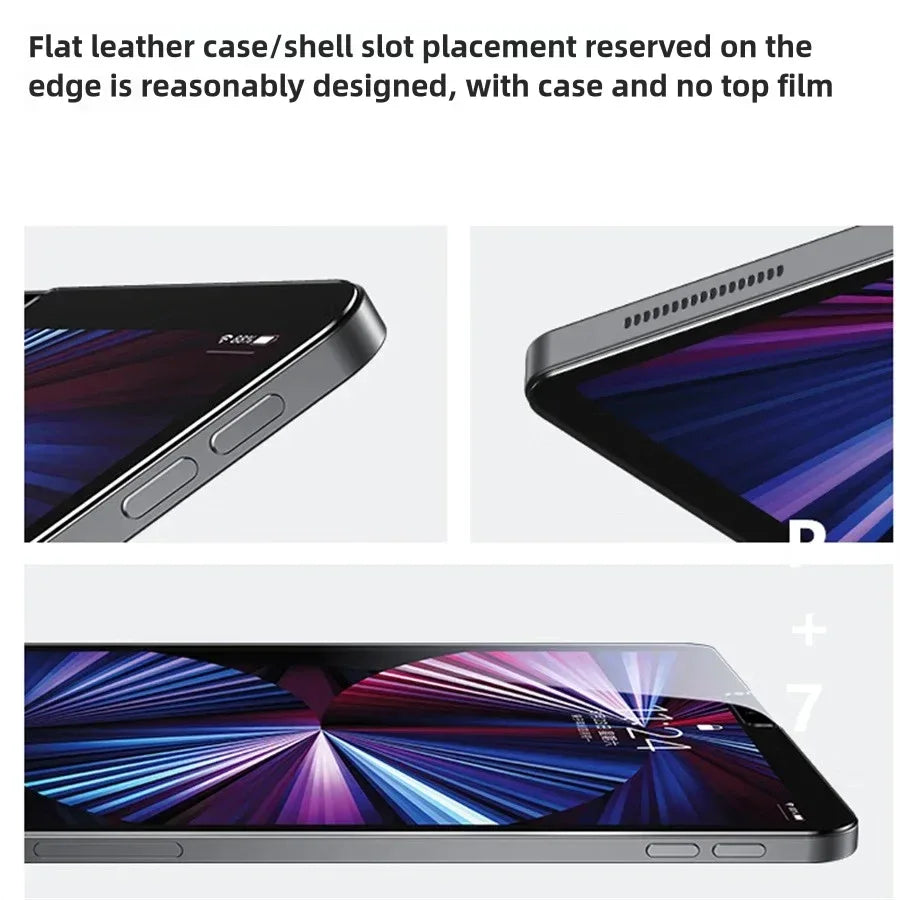 iPad Tempered Glass Screen Protector: 9H Hardness Anti-Scratch Shield Tidesmit