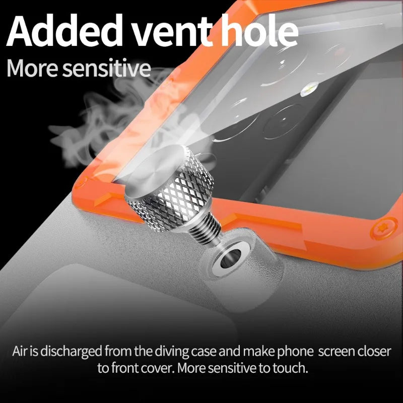 Waterproof Snorkel Phone Case: Military-Grade Protection for iPhone Tidesmit