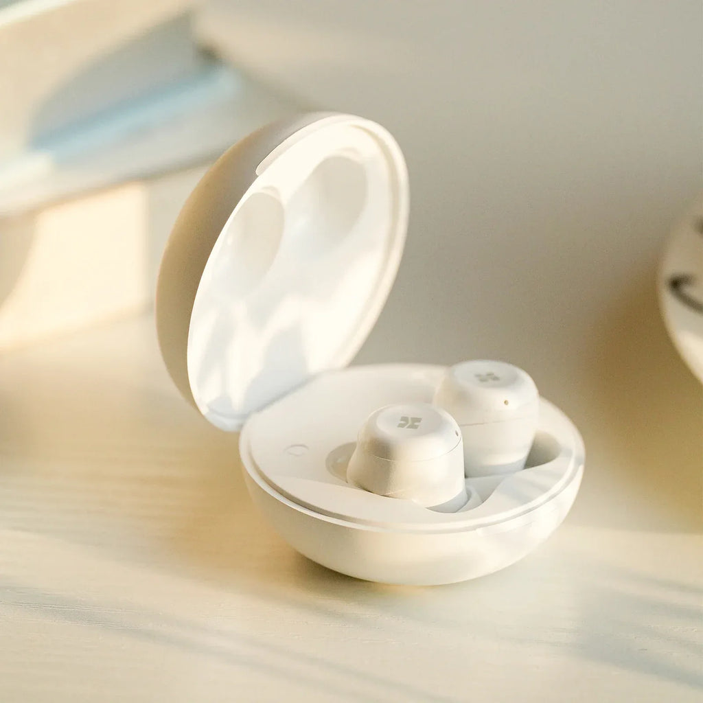 True Wireless Earbuds ANC Tidesmit - White Active Noise Canceling Tidesmit
