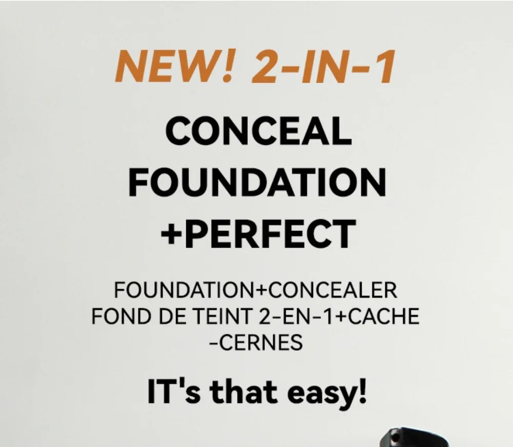 Tidesmit matte liquid foundation texture close-up showing oil control concealer formula for natural long-lasting finish