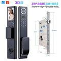 Tuya APP 3D Face Recognition Unlock Digital Door Lock With Camera FIngerprint Password Unlock Keyless Electronic Door Lock