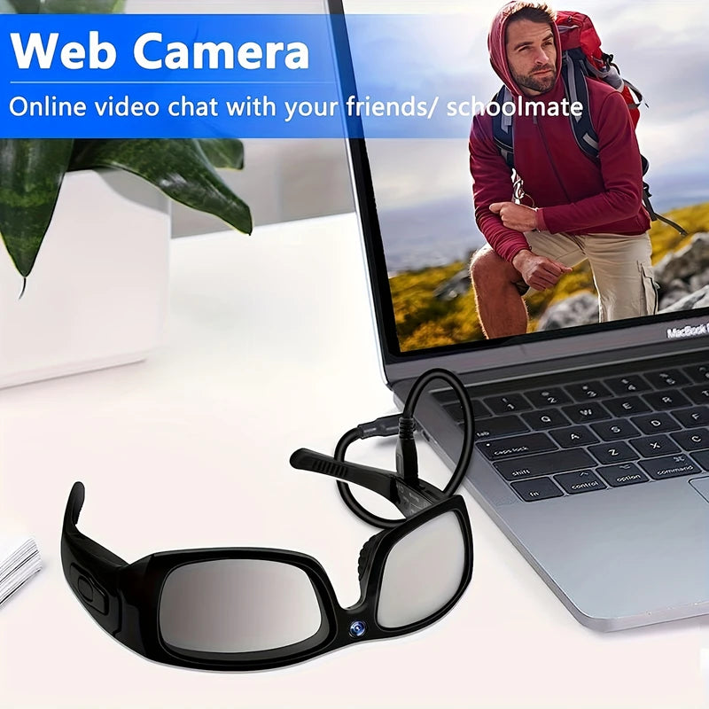 AI Smart Glasses with Camera and Audio - 64GB Mixed Reality Headset Tidesmit