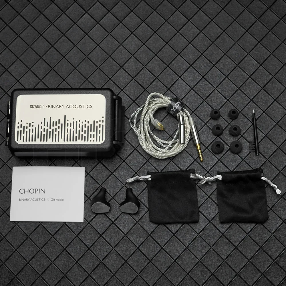 Binary Chopin 1DD+3BA Hybrid HiFi Earphones by Tidesmit Tidesmit