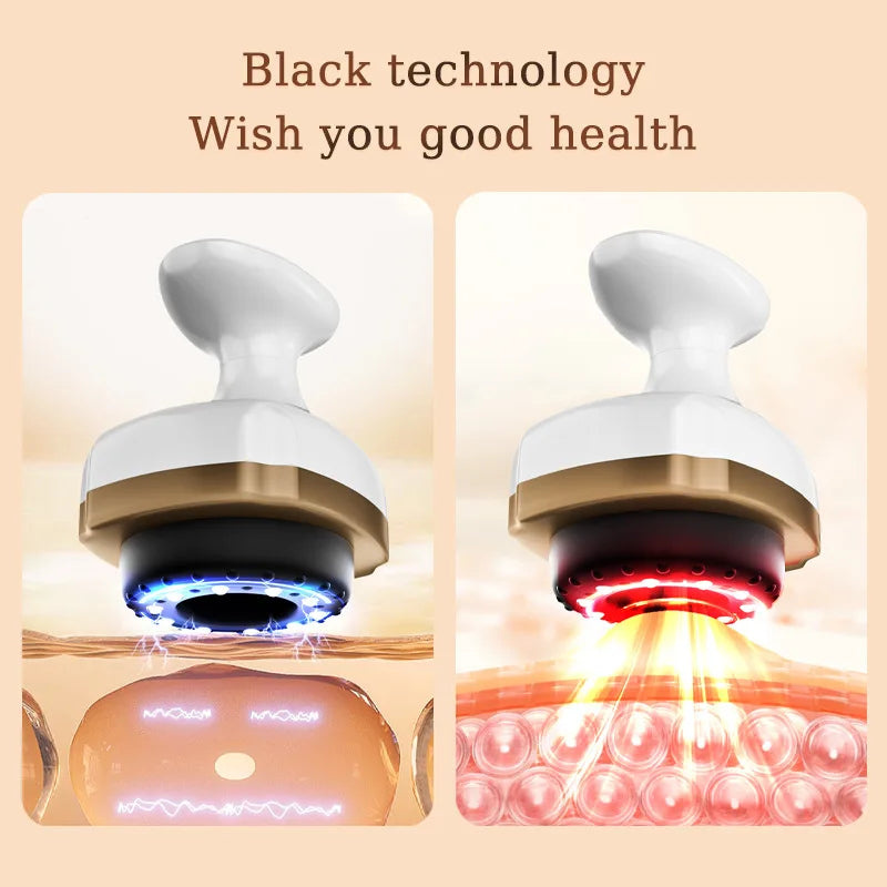Electric Gua Sha Massager: Heated Cupping Therapy Tool for Home Spa Relaxation Treatment Tidesmit