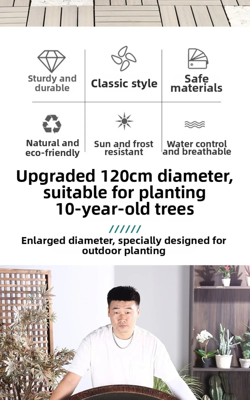 Resin Lotus Planter Pot Large 7.5L Capacity Water Reservoir Planter 19cm Height Copper Bronze Retro Flower Pot Home Gardening