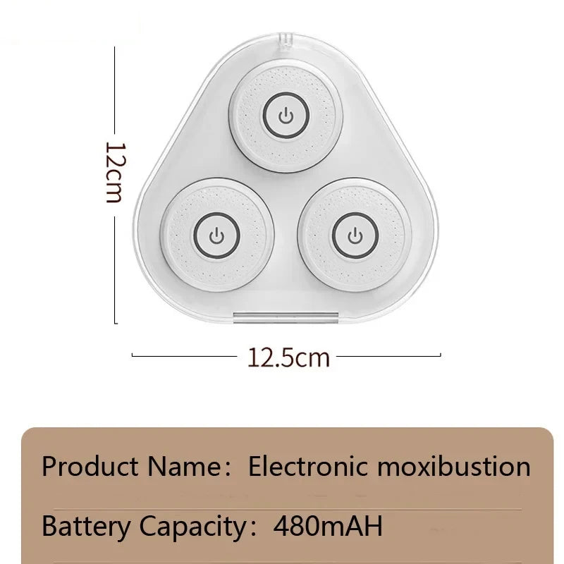 Moxibustion Heat Therapy Device - Smoke-Free Deep Tissue Muscle Recovery Fascia Gun Tidesmit