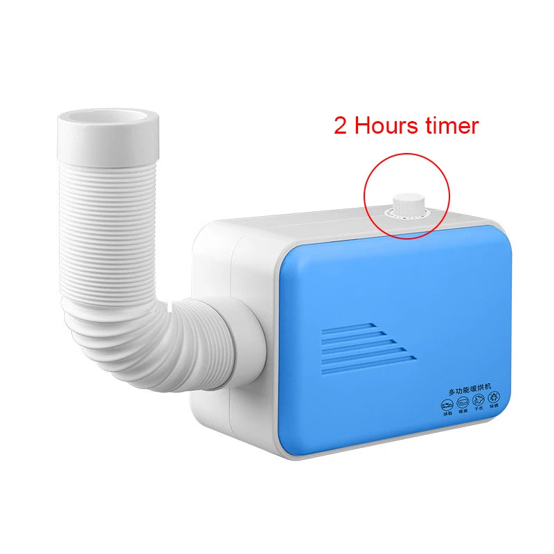 Tidesmit DMWD portable clothes dryer and shoes warmer with drying bag for laundry mite removal and quick heating.