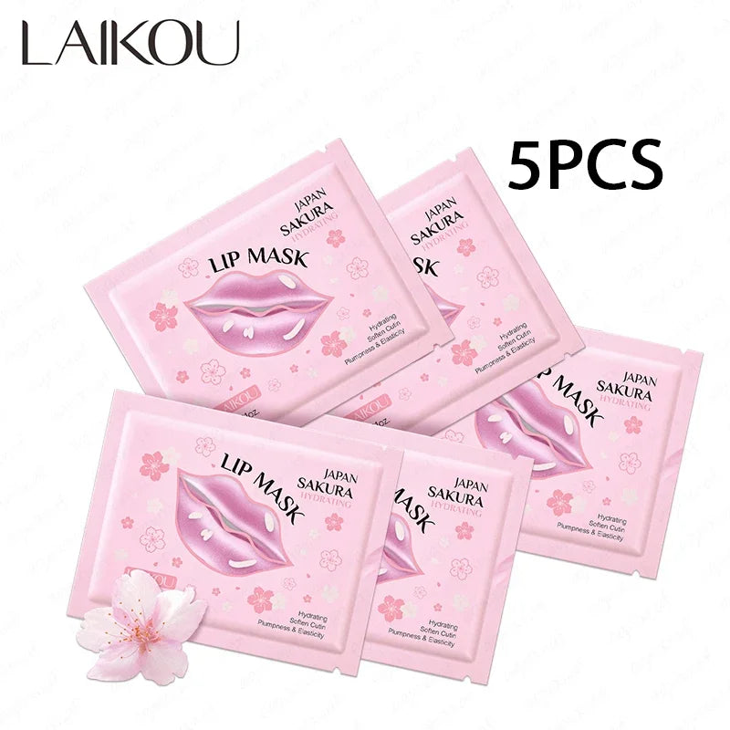 Hydrating Lip Mask Patches - Nourishing Gel Lip Care Treatment (10 Pack) Lip Care 5pcs China Mainland Tidesmit