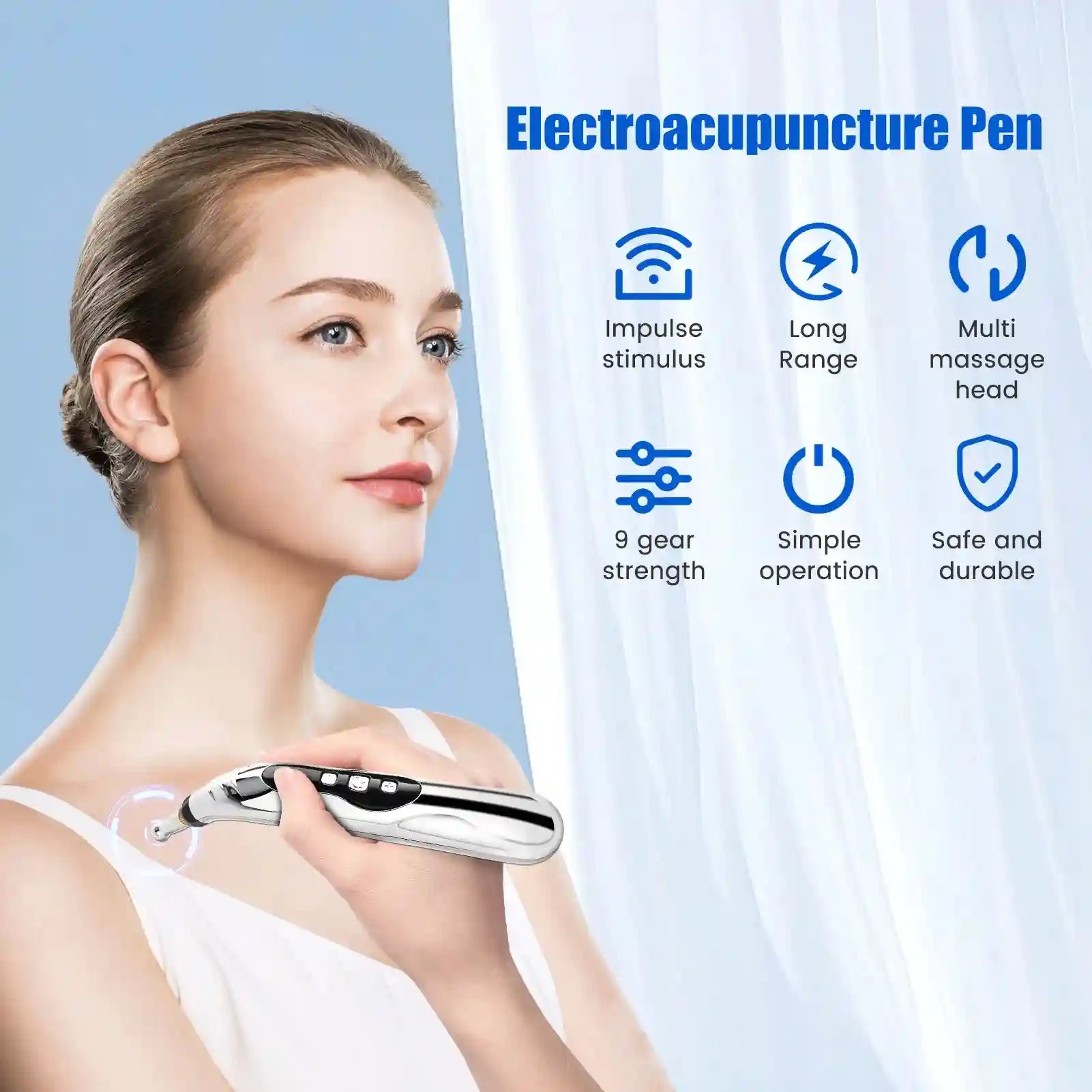 Eye Massage Instrument for Pain Relief - Portable EMS Wellness Device Eye Massage Instrument Tidesmit