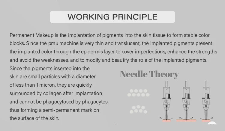 Professional PMU Machine Kit - Permanent Makeup Device for Precision Work Permanent Makeup Machines Tidesmit