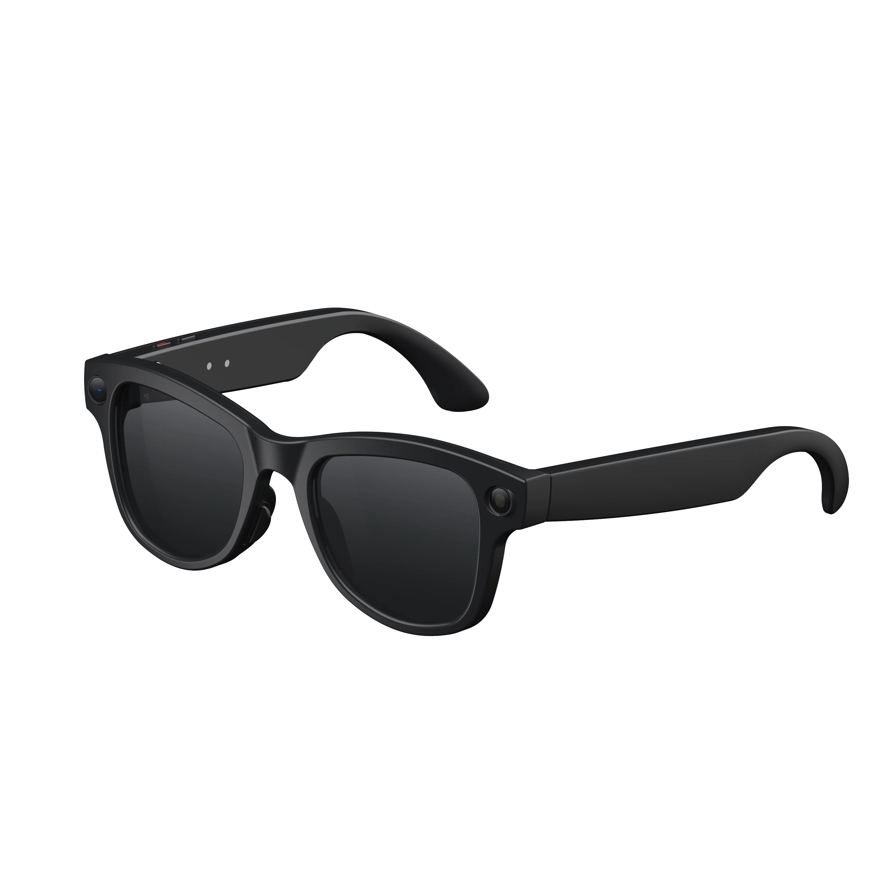 Tidesmit AI Smart Glasses: 4K Camera & Spatial Audio Bluetooth Eyewear black Tidesmit
