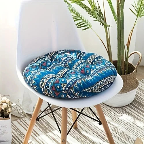 Square/Round Seat Cushion Suitable for Yoga, Dining, and Office Chairs, Ethnic Style FabricsTatami Bench Cushions, Home Decor