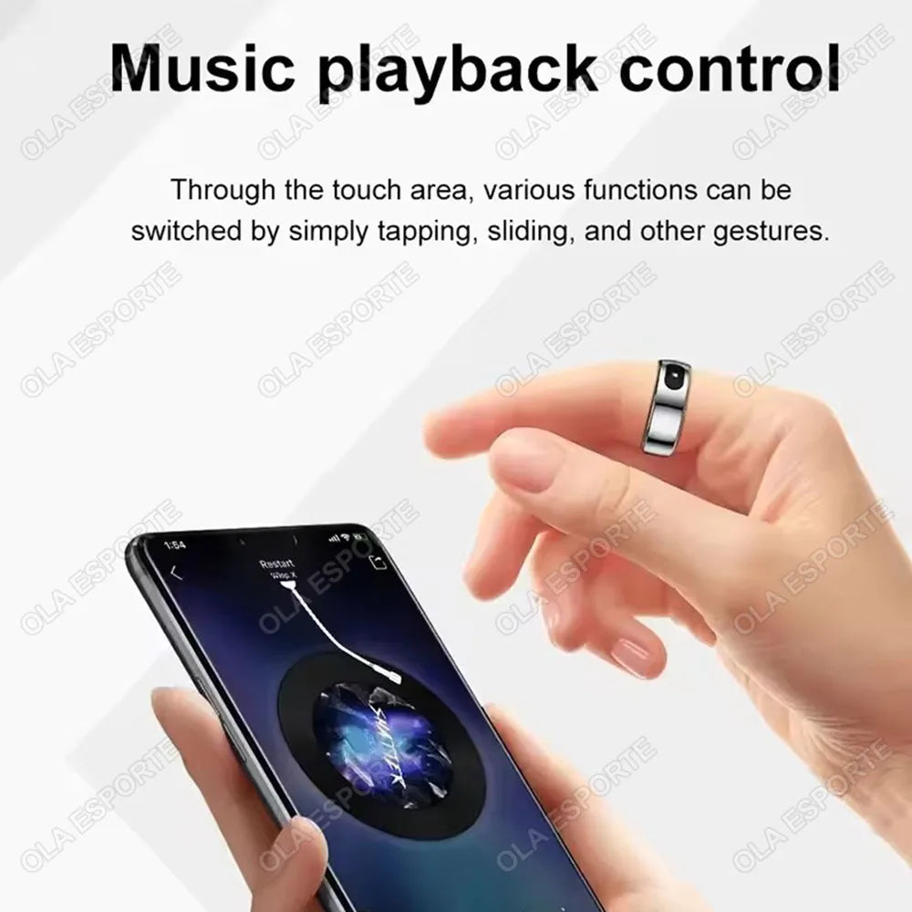 Tidesmit Smart Health Ring - Advanced Heart Rate & Oxygen Monitor Tidesmit