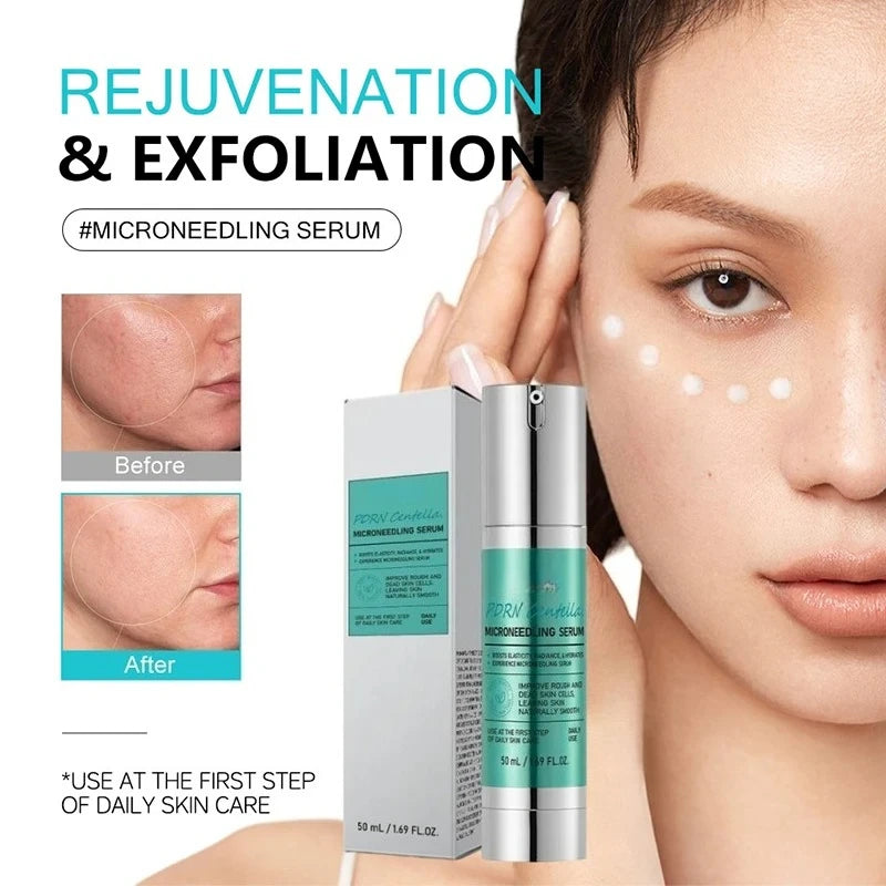 Tidesmit 50ml Spicule Microcrystal Serum texture close-up for pore exfoliation and Korean glass skin hydration
