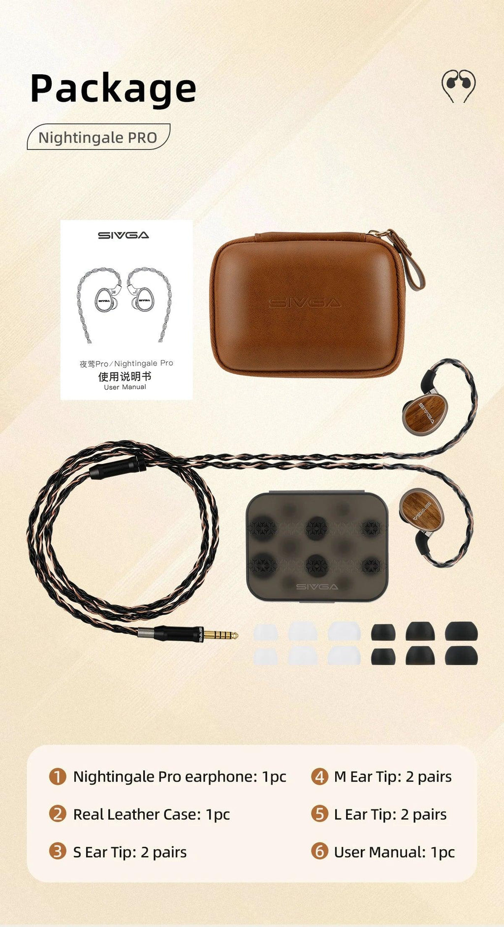 Nightingale Pro Planar Magnetic Earphones | Tidesmit HiFi Monitor Tidesmit