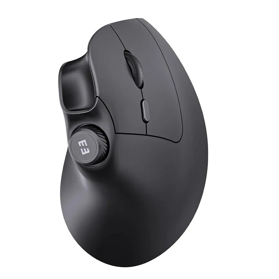 Seenda Ergonomic Bluetooth 2.4G Wireless Mouse with Volume knob Quiet clicks Rechargeable Vertical USB Mouse for Mac Windows PC