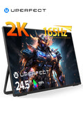 UPERFECT UMax 24 2K Desktop Monitor 24.5" 165Hz Wall Mounted IPS Display 2560x1440 HDR Freesync Gaming PC Laptop Extended Screen