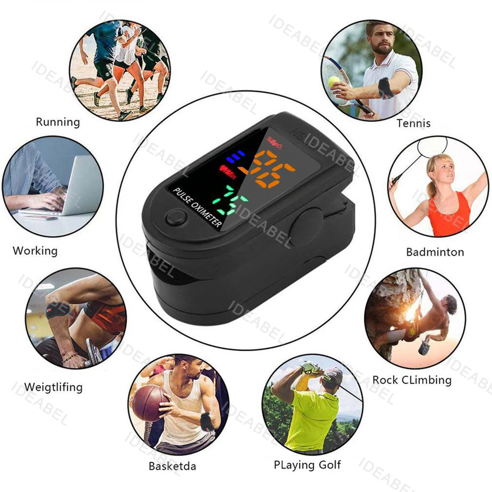 LK89 Finger Pulse Oximeter Medical Portable blood oxygen oxymetre Heart Rate Saturation Meter OLED Oximetro de dedo LED Display