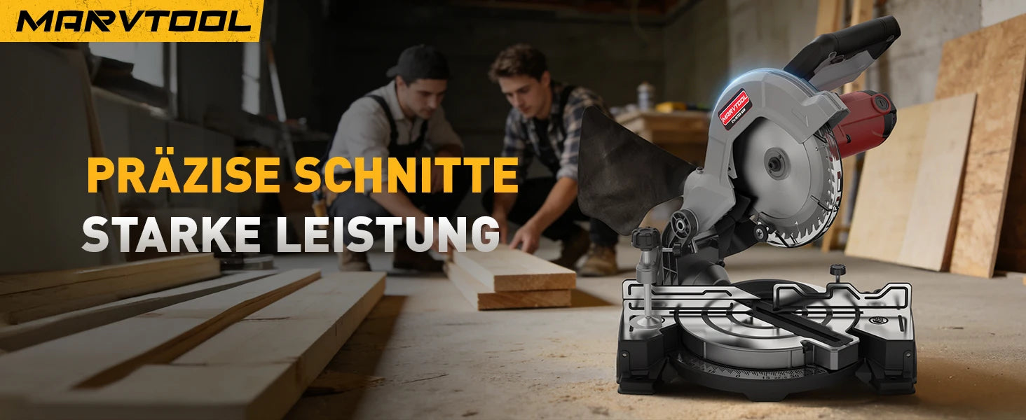 45° Bevel Compound Miter Saw 8inch, 1400W Electric Mitre Saw with 24T Carbide Blade, 5000 RPM, Woodworking Cutting Tool for Wood