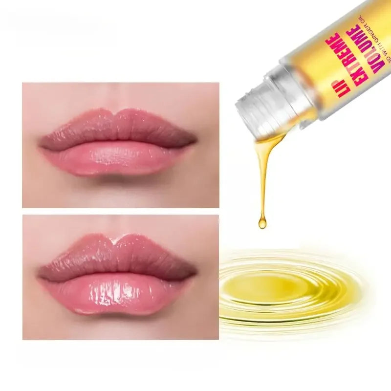 Ginger And Mint Lip Plumper Oil - Hydrating Volumizing Serum for Full Lips Lip Care Tidesmit