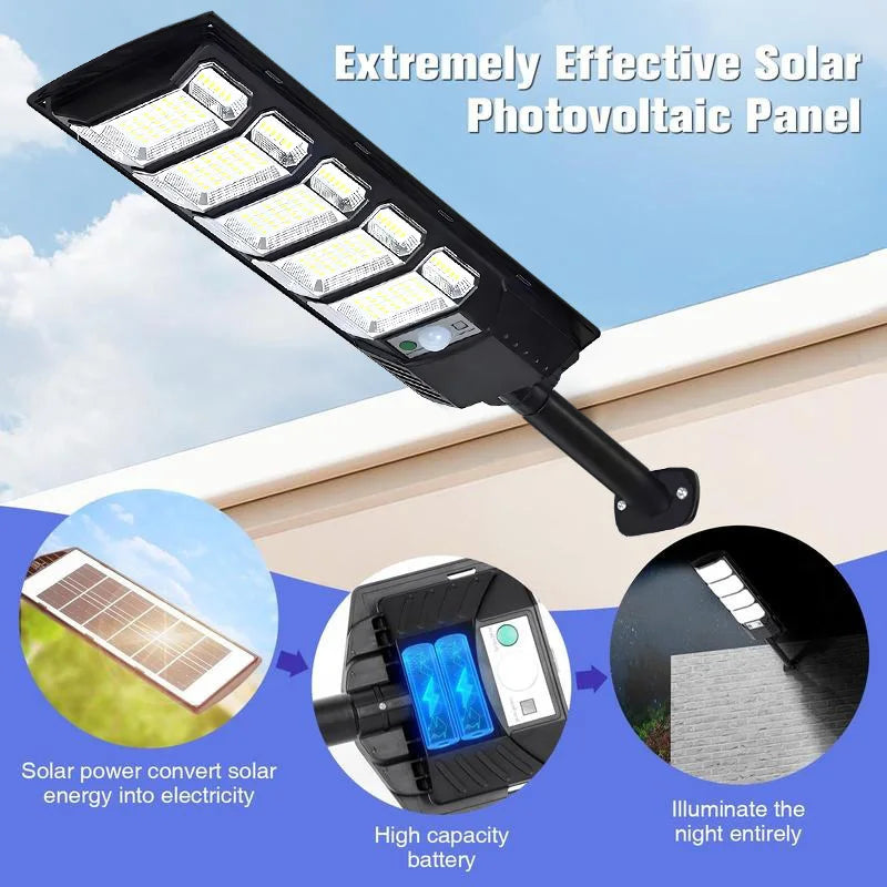120000LM Solar Led Light Super Bright 1920LED Solar Street Light Outdoor Sunlight Motion Sensor Garden Lamp Waterproof Wall Lights
