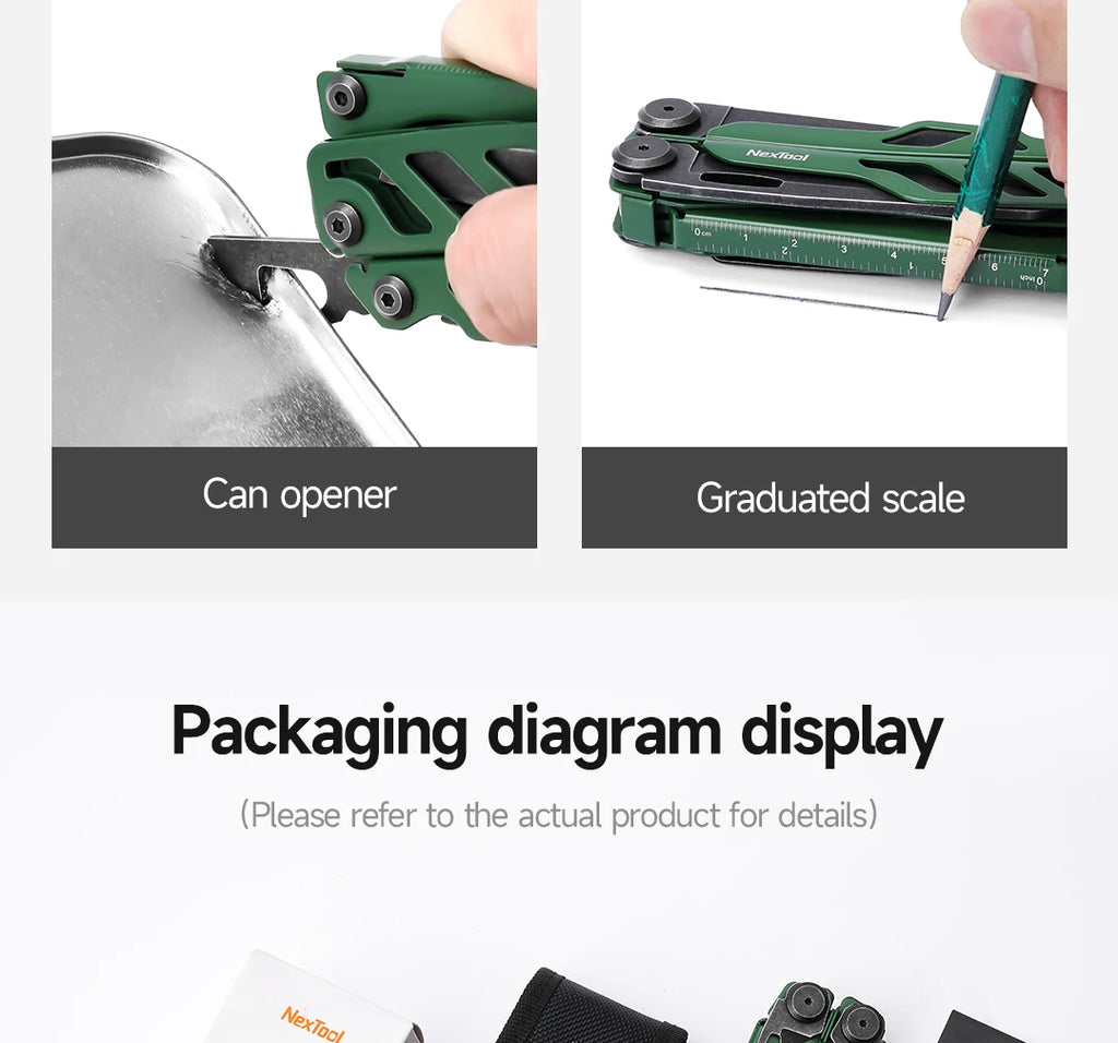 NexTool Flagship Pro 16-in-1 Multi-tool Pliers EDC Folding Knife Camping Gear Outdoor Survival Kit Portable Tool Set